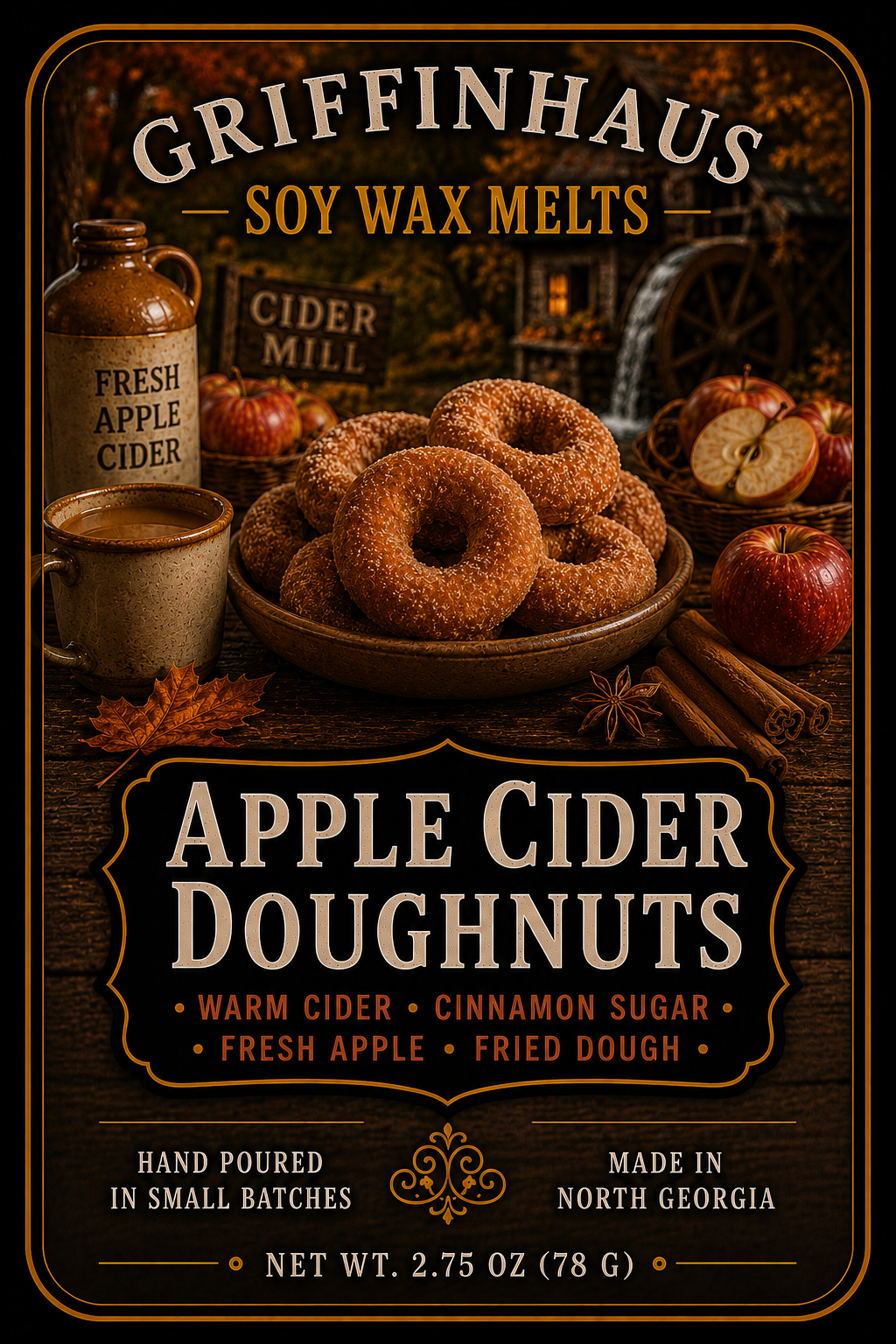 Apple Cider Doughnuts Wax Melt