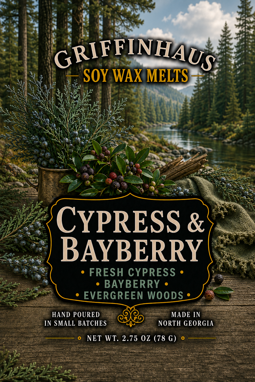 Cypress & Bayberry Wax Melt