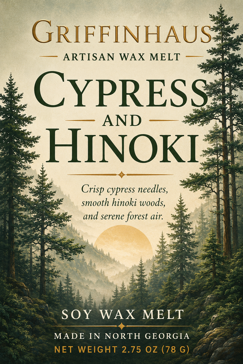 Cypress & Hinoki Wax Melt
