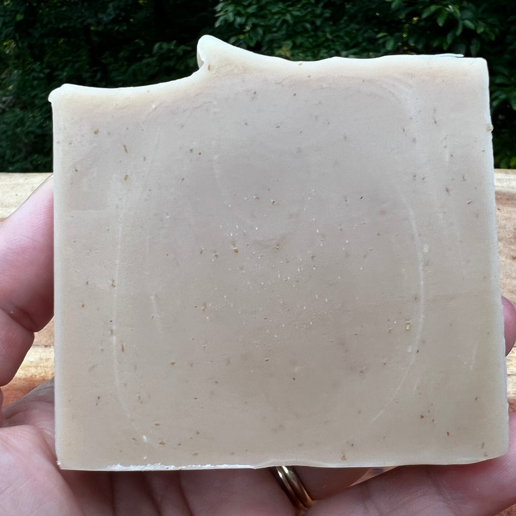 Goat Milk & Honey Oatmeal Soap Bar — Oats, Goats, and Honey | Handmade Natural Exfoliating Soap