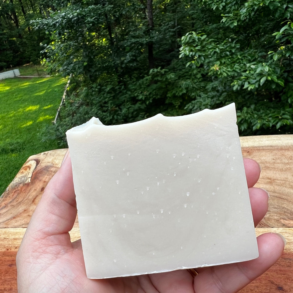 Lavender & White Sage Soap Bar — Deep Breath | Purple Clay Handmade Soap