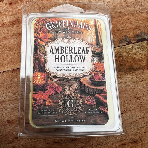 Amber Leaf Hollow Wax Melt